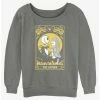 Brand new 😀 Disney The Nightmare Before Christmas Lovers Tarot Card Girls Slouchy Sweatshirt 🌟