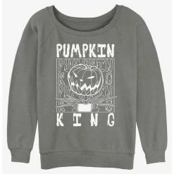Buy ⭐ Disney The Nightmare Before ⌛ Christmas Jack Pumpkin King Girls Slouchy Sweatshirt 🌟
