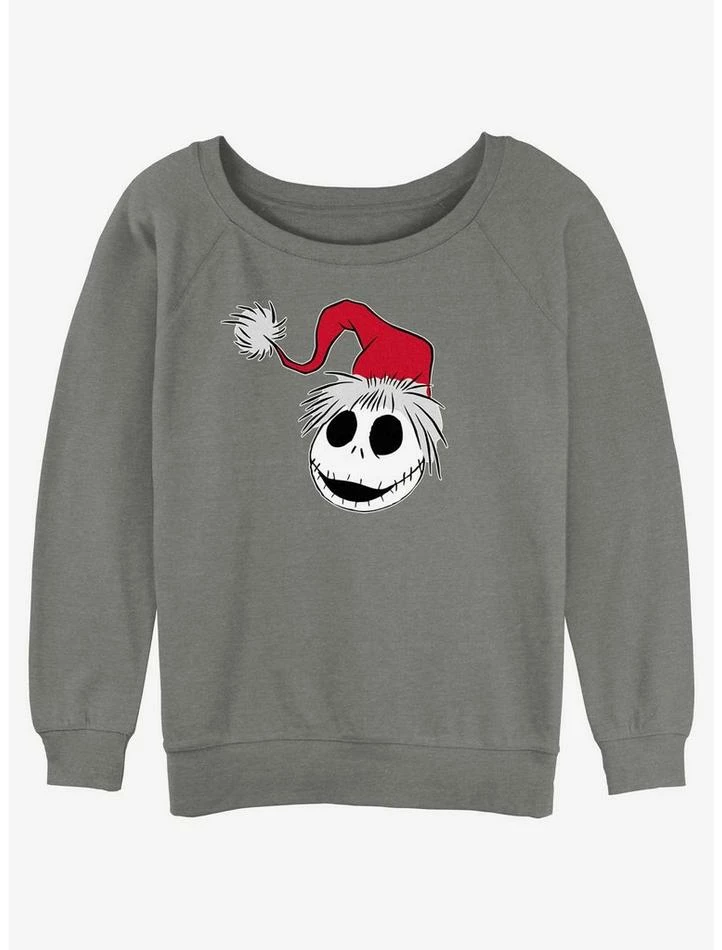 Promo β¨ Disney The Nightmare Before Christmas Santa Hat Jack Girls Slouchy Sweatshirt π€© 1 Promo β¨ Disney The Nightmare Before Christmas Santa Hat Jack Girls Slouchy Sweatshirt π€©
