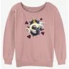 Cheap 😀 Disney The Owl House King Vines 🥰 Girls Slouchy Sweatshirt ⌛