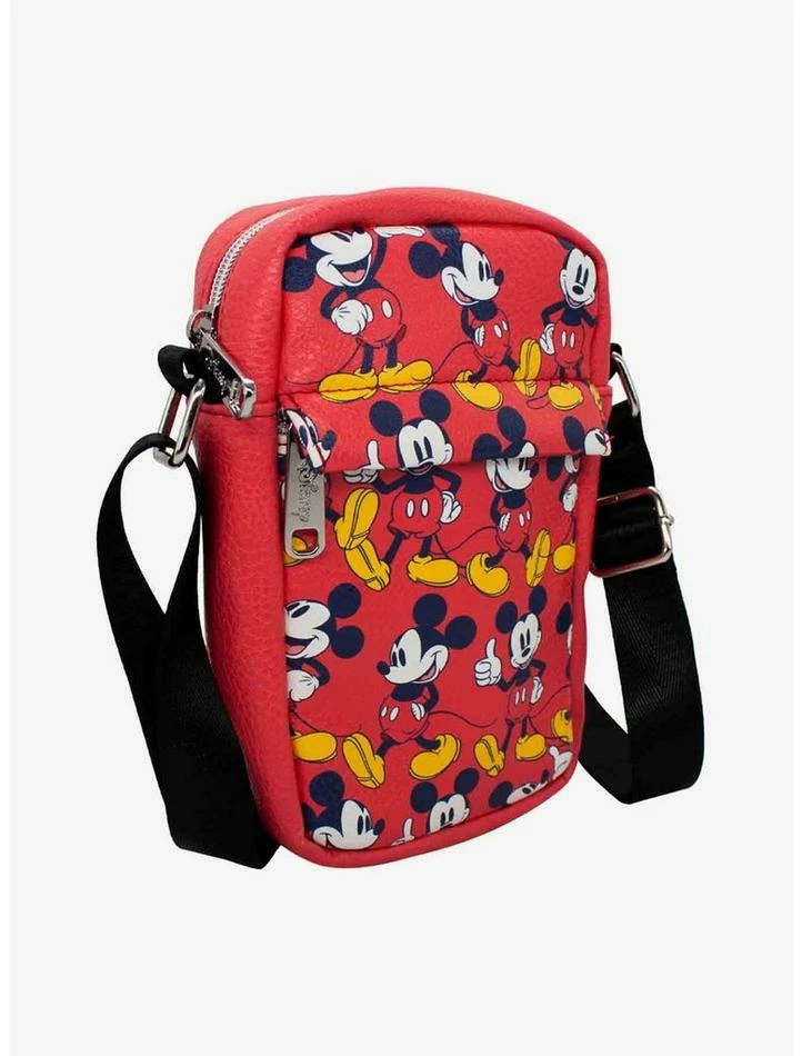 Hot Sale ⭐ Disney Mickey Mouse Standing Poses Vegan Leather Crossbody Bag ❤️ 2 Hot Sale ⭐ Disney Mickey Mouse Standing Poses Vegan Leather Crossbody Bag ❤️ - Image 2