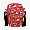 Hot Sale ⭐ Disney Mickey Mouse Standing Poses Vegan Leather Crossbody Bag ❤️