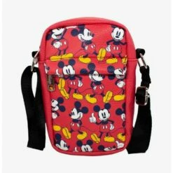 Hot Sale ⭐ Disney Mickey Mouse Standing Poses Vegan Leather Crossbody Bag ❤️