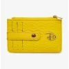 Best reviews of ⌛ Disney Signature D Debossed Yellow Vegan Leather Cardholder ❤️