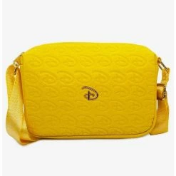 Cheapest โญ Disney Signature D Debossed Yellow Vegan Leather Crossbody Bag โญ