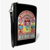 Discount 🔥 Animaniacs Wakko Warner Appetite for Destruction Pose Zip Around Wallet 🌟