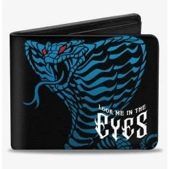 Deals β¨ Disney Aladdin 2019 Jafar Snake Look Me in The Eyes Bifold Wallet β