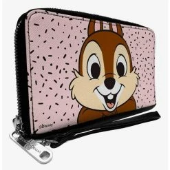 Buy β Disney Disney Chip and Dale Chip Smiling Pose Sprinkle Zip Around Wallet π