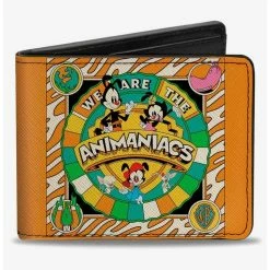 Best reviews of π₯° Animaniacs We are The Animaniacs Group Pose Bifold Wallet π€©