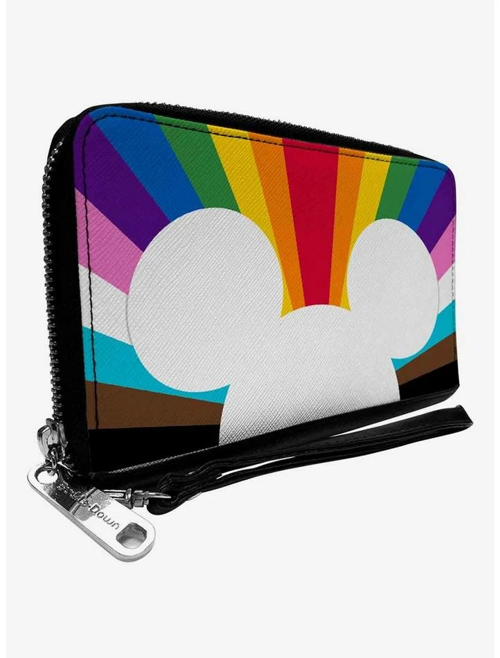 Cheap 🌟 Disney Mickey Mouse Pride Ears Icon Rays Rainbow Zip Around Wallet ⭐ 1 Cheap 🌟 Disney Mickey Mouse Pride Ears Icon Rays Rainbow Zip Around Wallet ⭐