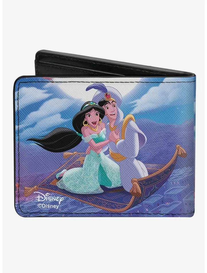 New ❤️ Disney Aladdin Classic Magic Carpet Ride Scene Bifold Wallet 🥰 2 New ❤️ Disney Aladdin Classic Magic Carpet Ride Scene Bifold Wallet 🥰 - Image 2