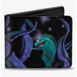 Deals β Disney The Little Mermaid Flotsam Jetsam Swimming In Ursulas Tentacles Bifold Wallet π