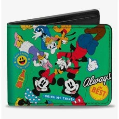 Promo 😉 Disney Disney The Sensational Six Always The Best Group Pose Bifold Wallet 💯