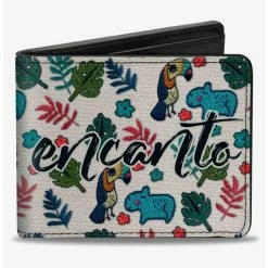 Outlet π Disney Encanto Script Logo Cream Bifold Wallet π