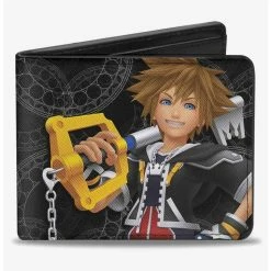 Discount 🛒 Disney Kingdom Hearts Sora Pose Rings Bifold Wallet ⭐