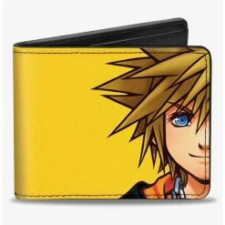 Cheapest ❤️ Disney Kingdom Hearts II Master Form Sora Half Face Close Up Bifold Wallet ❤️