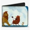 Outlet ✨ Disney The Lion King Hakuna Matata Simba Pumbaa Timon Moonlight Scene Bifold Wallet 🛒