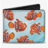 Buy 😀 Disney Pixar Finding Nemo Swimming Bubbles Collage Bifold Wallet 🎉