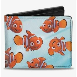 Buy 😀 Disney Pixar Finding Nemo Swimming Bubbles Collage Bifold Wallet 🎉