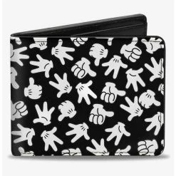 Best deal 💯 Disney Mickey Mouse Hand Gestures ScatteBifold Wallet ⌛