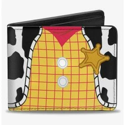 New 👏 Disney Pixar Toy Story Woodys Chest Close Up Bifold Wallet 🤩