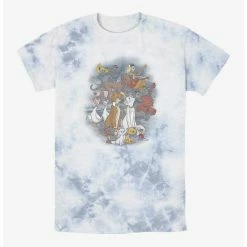 Deals 🥰 Disney Aristocats Family Portrait Tie-Dye T-Shirt 👏