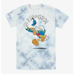Brand new 😀 Disney Donald Duck Angry Duck Tie-Dye T-Shirt ❤️