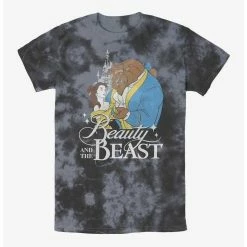 Budget 😉 Disney Beauty and the Beast Classic Poster Tie-Dye T-Shirt 🛒