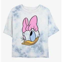 Best reviews of ✨ Disney Daisy Duck Daisy Big Face Tie-Dye Girls Crop T-Shirt ✨