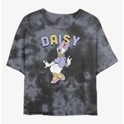 Coupon 👏 Disney Daisy Duck Sassy Duck Tie-Dye Girls Crop T-Shirt 🎉