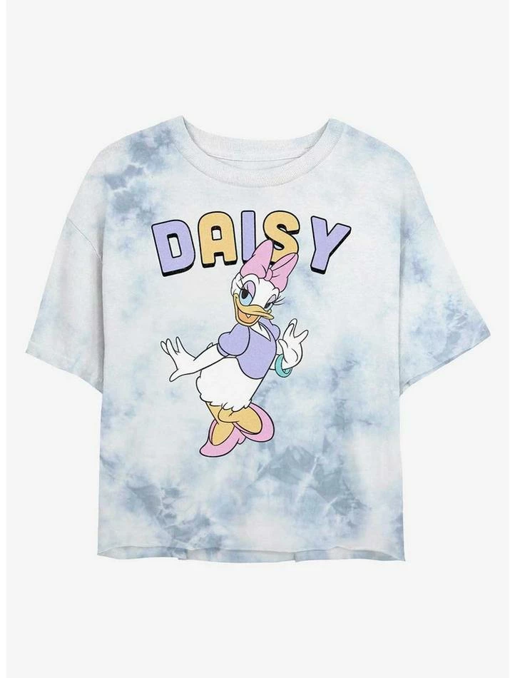 Buy 🔔 Disney Daisy Duck Sassy Duck Tie-Dye Girls Crop T-Shirt 😍 1 Buy 🔔 Disney Daisy Duck Sassy Duck Tie-Dye Girls Crop T-Shirt 😍