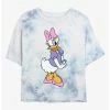 Coupon ❤️ Disney Daisy Duck Traditional Daisy Tie-Dye 💯 Girls Crop T-Shirt 🧨