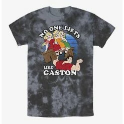 Cheapest 🌟 Disney Beauty and the Beast No One Lifts Like Gaston Tie-Dye T-Shirt ⌛