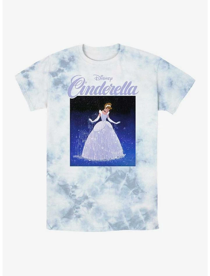 Outlet ๐งจ Disney Cinderella Dress Transformation Tie-Dye T-Shirt โ 1 Outlet ๐งจ Disney Cinderella Dress Transformation Tie-Dye T-Shirt โ