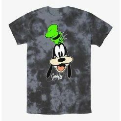 Coupon 🥰 Disney Goofy Big Face Tie-Dye T-Shirt 😉