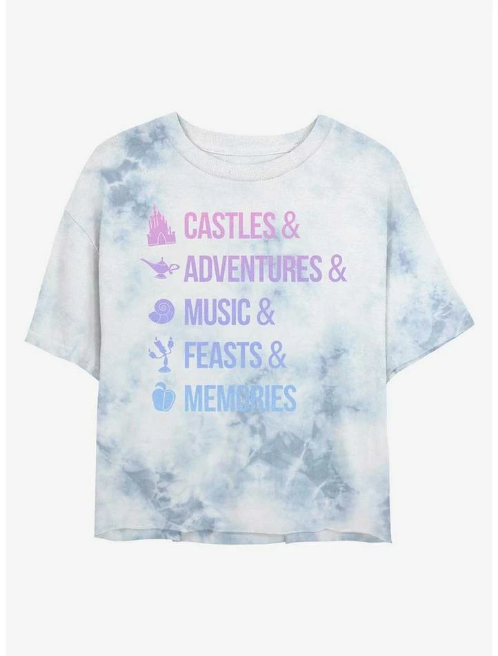 Outlet 😉 Disney Princesses Just Disney Things Tie-Dye Girls Crop T-Shirt ✔️ 1 Outlet 😉 Disney Princesses Just Disney Things Tie-Dye Girls Crop T-Shirt ✔️