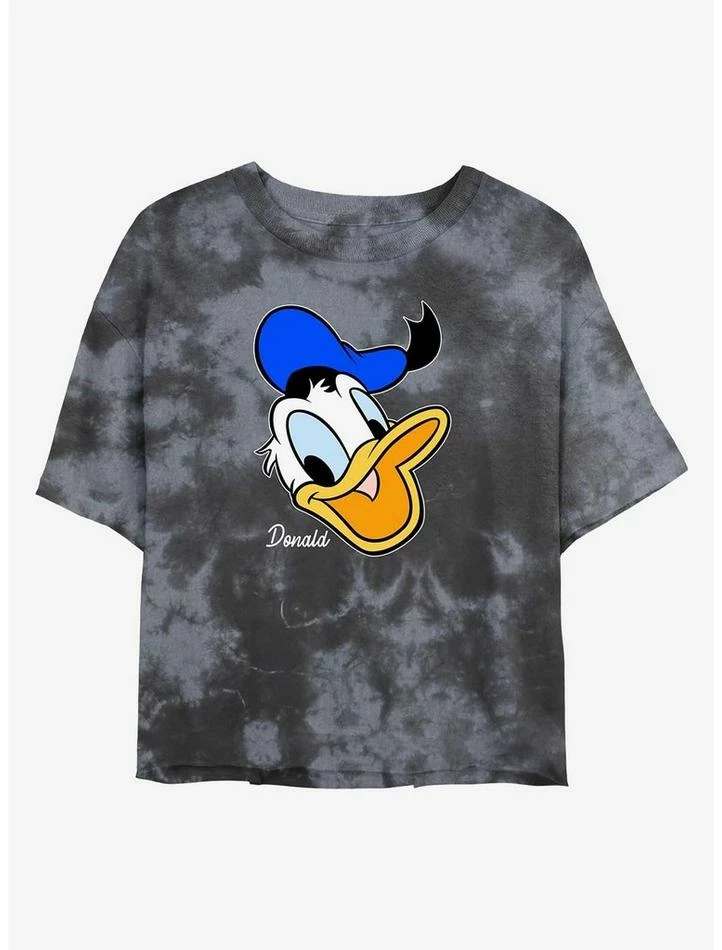Budget ๐คฉ Disney Donald Duck Donald Big Face Tie-Dye ๐งจ Girls Crop T-Shirt โค๏ธ 1 Budget ๐คฉ Disney Donald Duck Donald Big Face Tie-Dye ๐งจ Girls Crop T-Shirt โค๏ธ