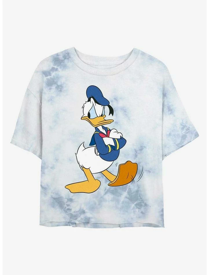 Top 10 😍 Disney Donald Duck Traditional Donald Tie-Dye Girls Crop T-Shirt 😉 1 Top 10 😍 Disney Donald Duck Traditional Donald Tie-Dye Girls Crop T-Shirt 😉
