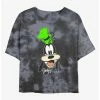 Buy 🎉 Disney Goofy Big Face Tie-Dye ✨ Girls Crop T-Shirt ⭐