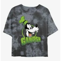 Best Sale 🎉 Disney Goofy Gawrsh Tie-Dye Girls Crop T-Shirt 🔥