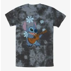Discount 🌟 Disney Lilo & Stitch Ukulele Stitch Tie-Dye T-Shirt ⌛