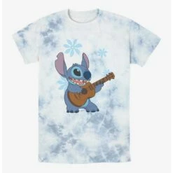 Top 10 ⭐ Disney Lilo & Stitch Ukulele Stitch Tie-Dye T-Shirt ❤️