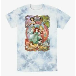 New ⭐ Disney Princesses Princess Power Tie-Dye T-Shirt ✨