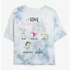Brand new 😀 Disney Princesses Some Princesses Are Tie-Dye ⭐ Girls Crop T-Shirt ✨