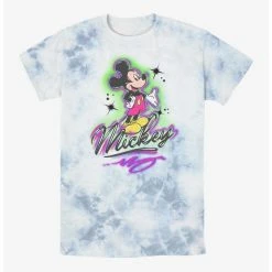 Cheap 🤩 Disney Mickey Mouse Airbrush Mickey Tie-Dye T-Shirt 🌟