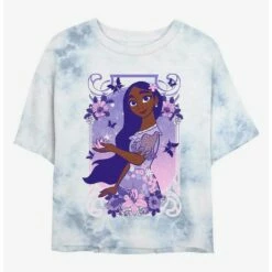 Deals 🤩 Disney Encanto Effortless Isabela Tie-Dye Girls Crop T-Shirt ❤️