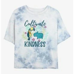 Outlet ⭐ Disney Encanto Kindness Tie-Dye 🧨 Girls Crop T-Shirt ⌛