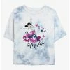 Hot Sale 🔥 Disney Encanto Mirabel Butterfly Tie-Dye Girls Crop T-Shirt ✔️