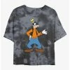 Hot Sale 🌟 Disney Goofy Traditional Goofy Tie-Dye Girls Crop T-Shirt 😀