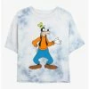 Budget ✨ Disney Goofy Traditional Goofy Tie-Dye ⭐ Girls Crop T-Shirt 🎁